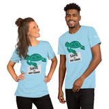 Save the Baby Humans Turtle Tshirt